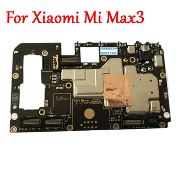 

Tested Full Work Original Unlock Motherboard For Xiaomi Mi Max 3 Max3 Logic Circuit Board Plate Global Firmware