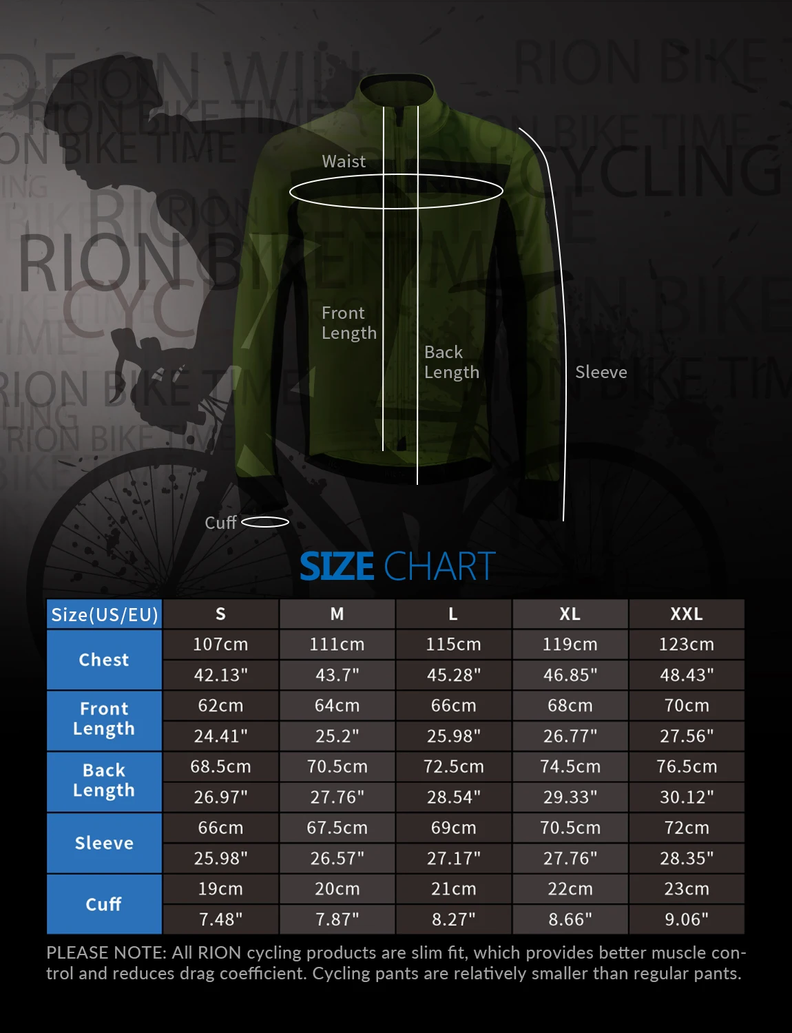 RION Windbreaker Thermal Cycling Jacket Man Winter Bicycle Clothing Windshield MTB Reflective Bike Jackets for Men Maillot