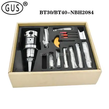 Online GUS NBH2084 Fine Boring Tool Set BT40 / BT30 Fine-tuning Boring Bar Machining Center Boring Device