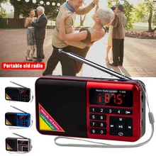 Портативное радио Для Elder Многофункциональный медиадинамик MP3 музыкальный плеер DJA99