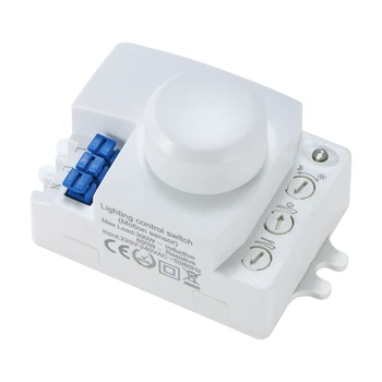 

Microwave Sensor Switch 5.8ghz HF 220V LED Oven System 360 Degree Radar Motion Body Sensor Light Switch Body Motion Detector
