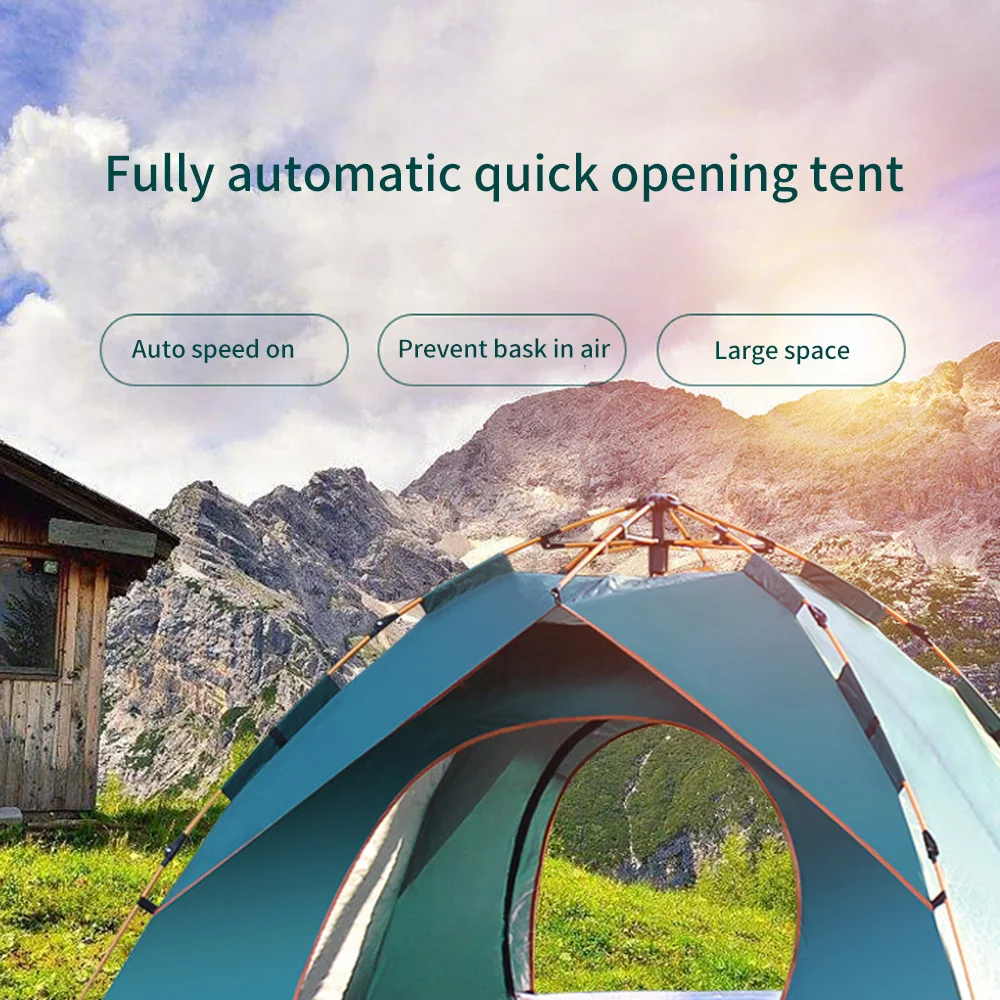 

Camping Tents Outdoor 1-2 People Traveling Tent Automatic Anti-Mosquito Insect-Proof Ventilation Camping Hiking Tents Equipment