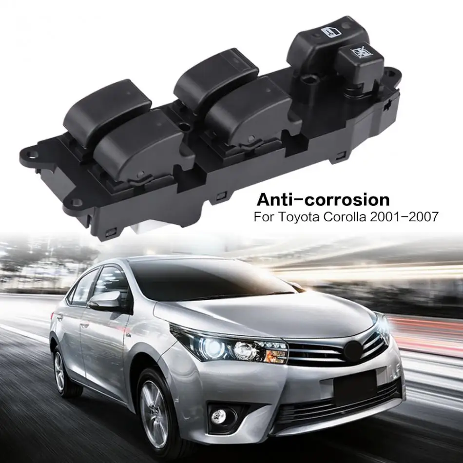 Автомобильный Электрический переключатель стеклоподъемника для Toyota Corolla 2001-2007 8482002100 автоматический переключатель стеклоподъемника