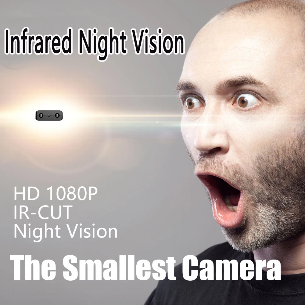 XD IR-CUT Mini Camera Smallest 1080P Full HD Camcorder Infrared Night Vision gizli kamera Micro Cam Motion Detection DV Tiny | Электроника