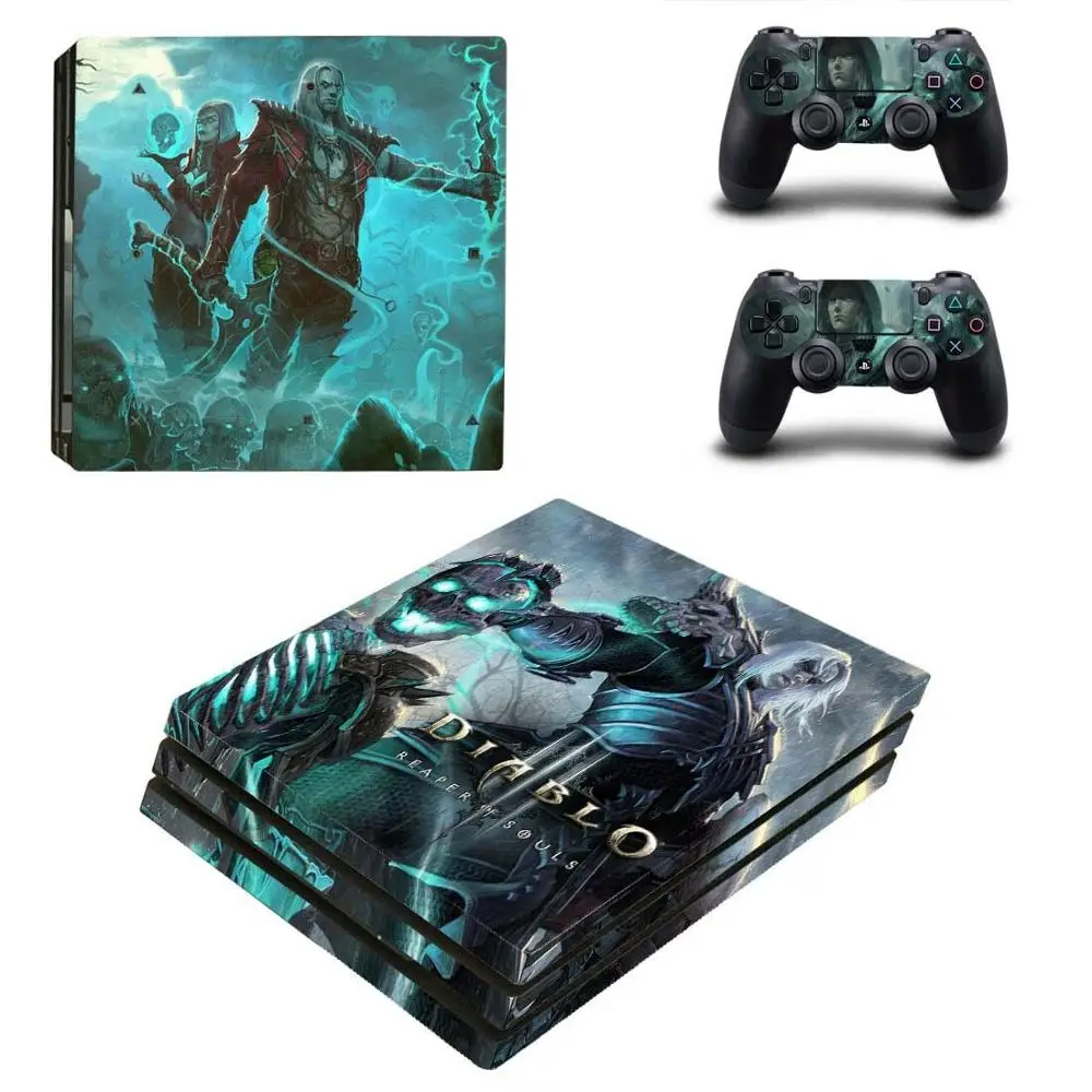 YSP4P-1493 PS4 Pro sticker s Diablo PS 4 Play station 4 Pro виниловые наклейки для playstation 4 Pro консоли и контроллера - Цвет: YSP4P-1493