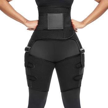 

Neoprene Leg Shapers Sweaty High Waist Adjustable Thigh Trimmer Slimmer Body Shaper High Waist Trainer Sweat Shapewear Belt