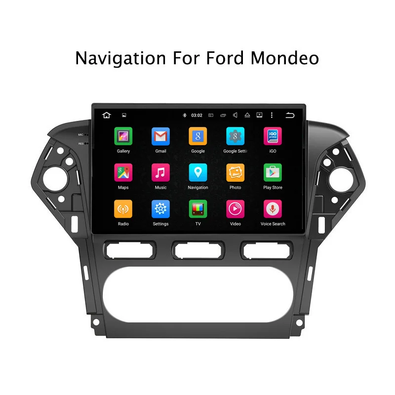 Discount 10.1"4G RAM 32G ROM Octa Core Android 9.0 Car GPS Navigation For Ford Mondeo 2011 2012 2013 Car Radio Stereo,Top Car Accessories 7