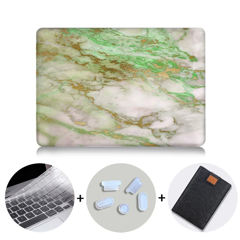 MTT Жесткий Чехол для ноутбука Macbook Air Pro retina 11 12 13 15 мраморный чехол для Mac book 13,3 дюймов с сенсорной панелью - Цвет: MB06