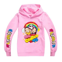 新ファッション子供 2018 スポーツ子供たちは少年少女私コン Te コスプレ衣装長袖パーカー Tシャツフード付き服(China)