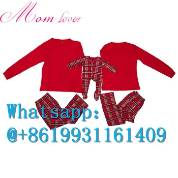 

2020 Family Christmas Pajamas Set Print Adult Women Kids Family Matching Clothes Xmas Family Sleepwear 2PCS Sets Top+Pants