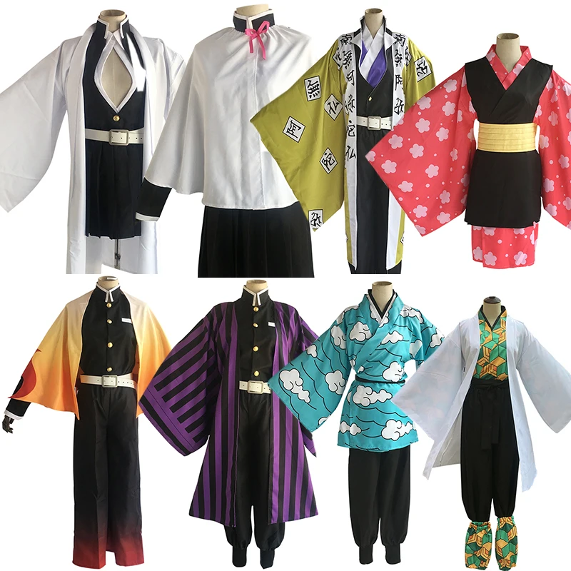 Костюм для косплея Makomo Sabito Kamado Tanjirou Himejima Kyoumei |