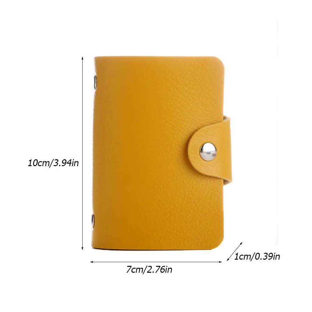 Card Holder Credential Holder 24 Pockets Business Card With Button id card case For Cards Tarjetero Hombre wallet card holder card holder credit card holder card wallet id card holder id card case business card holder