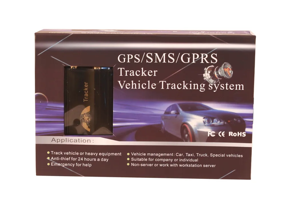 Coban Car GPS Tracker GSM GPRS Vehicle Device TK103 Quad band Real time Tracking System retail box | Автомобили и мотоциклы