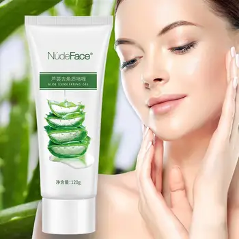 

Aloe exfoliating gel Deep Cleansing Exfoliating Peeling Gel Moisturizes Face Exfoliating Cream Soft Cream Scrub Cleaner