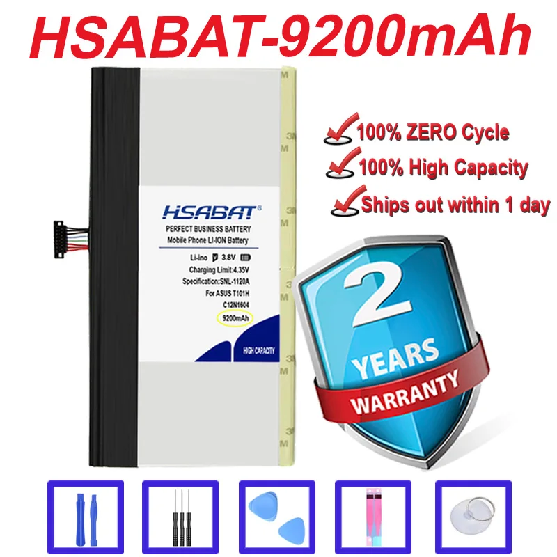 Топ бренд 100% новый 9200mAh C12N1604 батарея для ASUS T101H T101HA-GR005T T101HA-3D планшет в наличии |