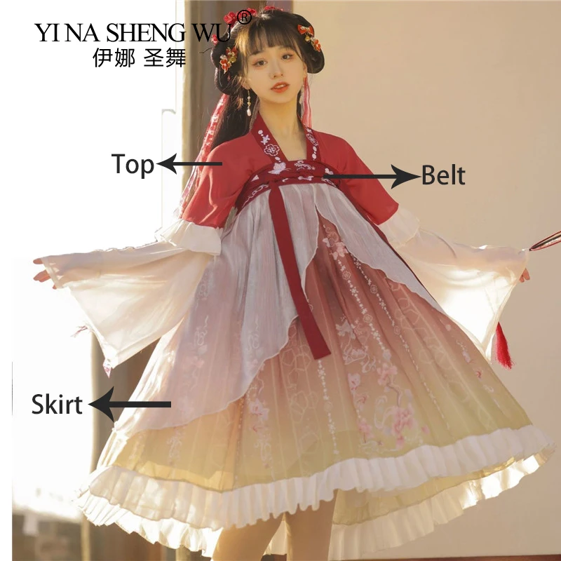 

Traditional Folk Costumes Hanfu Women Chinese Girl Han Dynasty Dance Wear Lady Fairy Cosplay Clothes Oriental Ancient Dress Suit