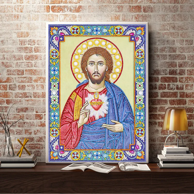 5D Diamond Embroidery Icons Bead DIY Diamond Painting Special Large Stone Crystal Mosaic Pictures Sale (9)