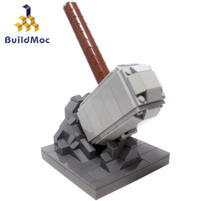 

Super Heroes Thor Hammer Building Block Brick Toy Thor Thunder Hammer Figure Weapons Model Kids Gift