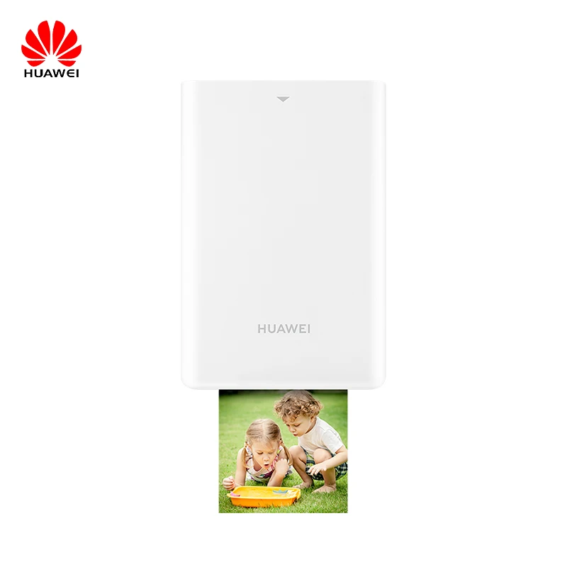 huawei AR портативный фото Карманный принтер мини портативный DIY фото принтеры для смартфонов Bluetooth 4,1 300 точек/дюйм принтер фотопринтер - Цвет: Белый