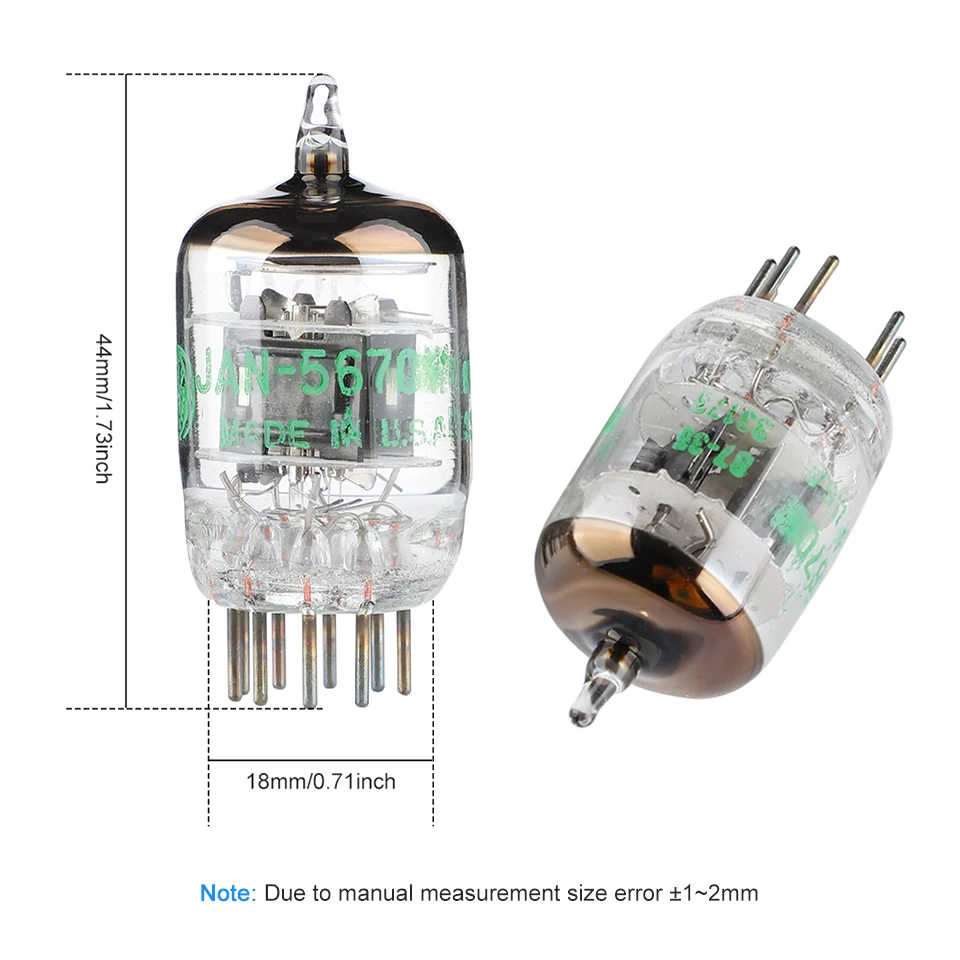 amp stands AIYIMA 2PCS GE 5670W GE5670 Vacuum Tube Valve Vacuum Electronic Tube Upgrade for 6N3/6H3N/396A/2C51/5670 Pairing Audio Amplifier 3 channel amplifier