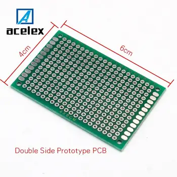 

5pcs 4x6cm Double Side Prototype PCB Universal Printed Circuit Board