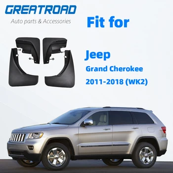 

For Jeep Grand Cherokee WK2 2011-2018 Set Front Rear Car Mud Flaps Mudflaps Splash Guards Mud Flap Mudguards 2012 2013 2014 2015