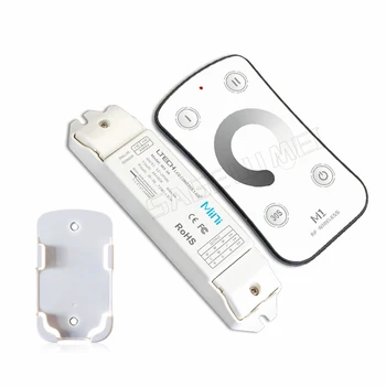 

Letch M1-M3-3A DC12-24V Led Dimmer RF Wireless Controller Remote With CV Constant Voltage Receiver for single color tape