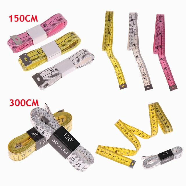 High Quality Durable Soft 3 Meter 300 Cm Sewing Tailor Tape Body Measuring  Measure Ruler Dressmaking Tools - Tape Measures - AliExpress