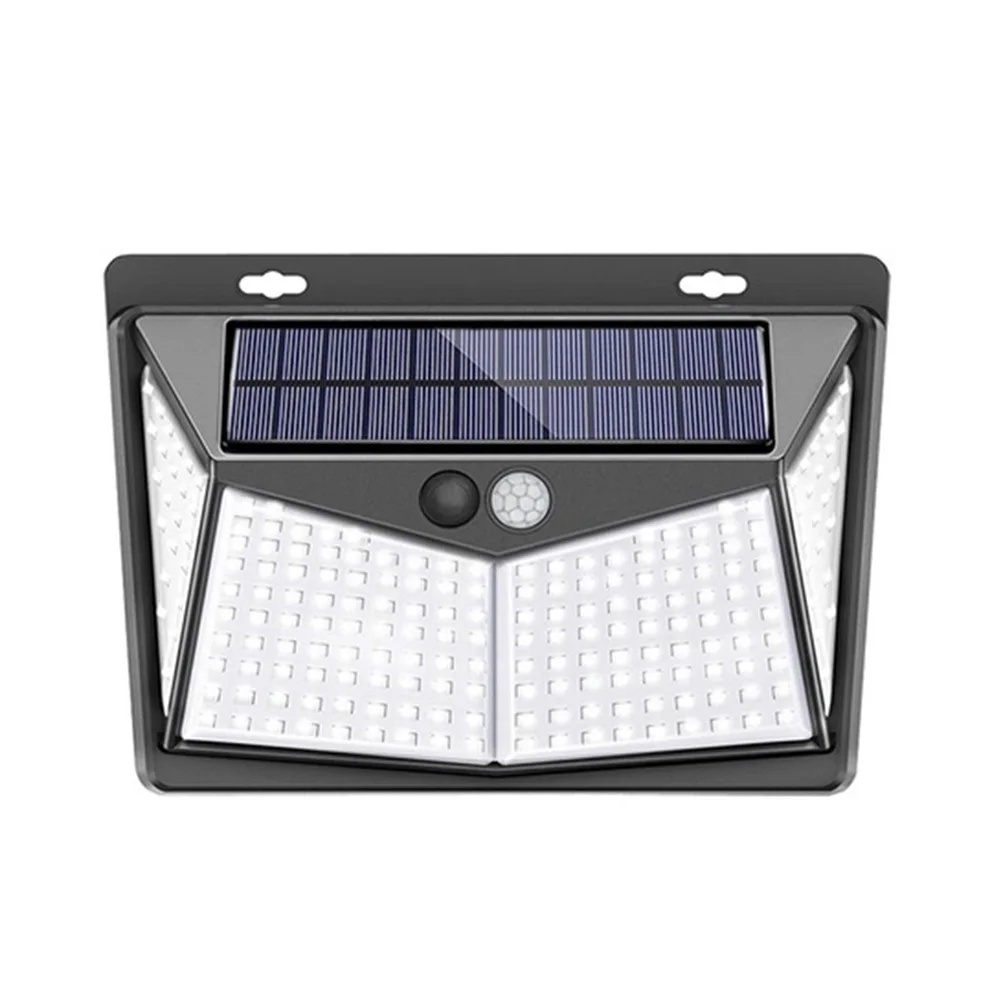Eco-Friendly Wall Light Walkway Lights Street Lamp Waterproof Motion Sensor Solar Power 208 LED Security Flashlight Outdoor