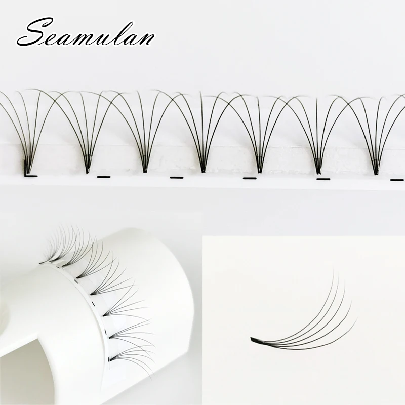 Индивидуальные ресницы готовые объемные широкие 3d/4d/5d/10d русский объем