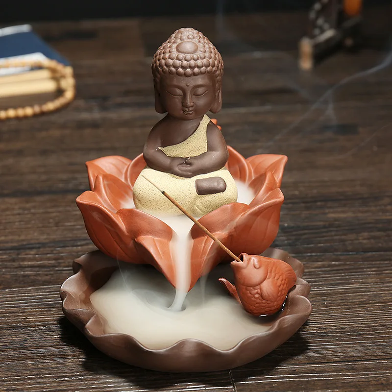 

2019 Humidifier Encens Aroma Stove Western Three St Guanyin Tower Censer Joss Stick There Are Furnishing Articles Of Handicraft