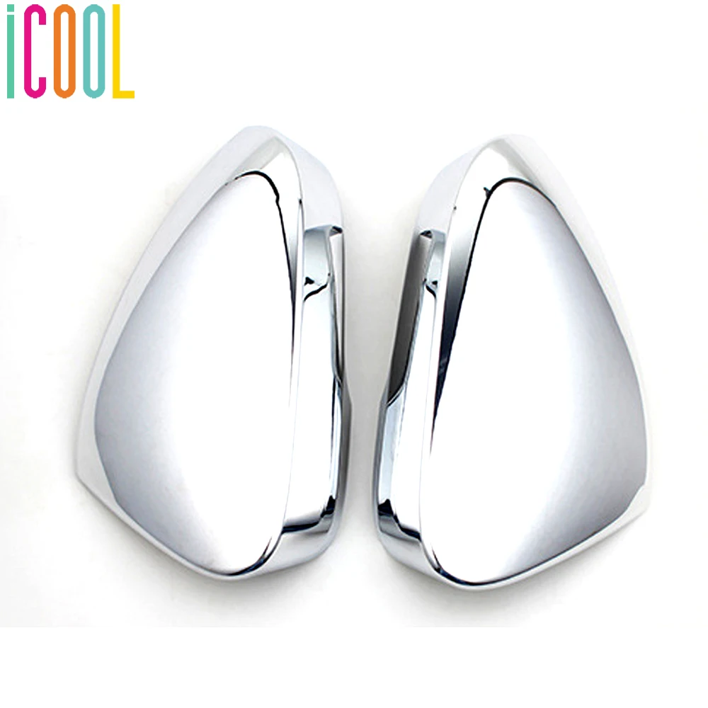 

Chrome ABS Side Door Rear View Mirror Cover Trim 2Pcs For Skoda Kodiaq GT 2016-2020 Exterior Styling Accessories