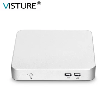 

Visture Mini PC Core i7 i5 i3 Intel CPU HD Graphics Windows 10 Linux WiFi HDMI 6*USB Desktop Computer Gaming TV BOX V100