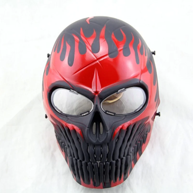 

Airsoft Skull Full Face Paintball Mask Scary Horror Cosplay Halloween Mask Hunting Wargame Military Army Tactical Masks