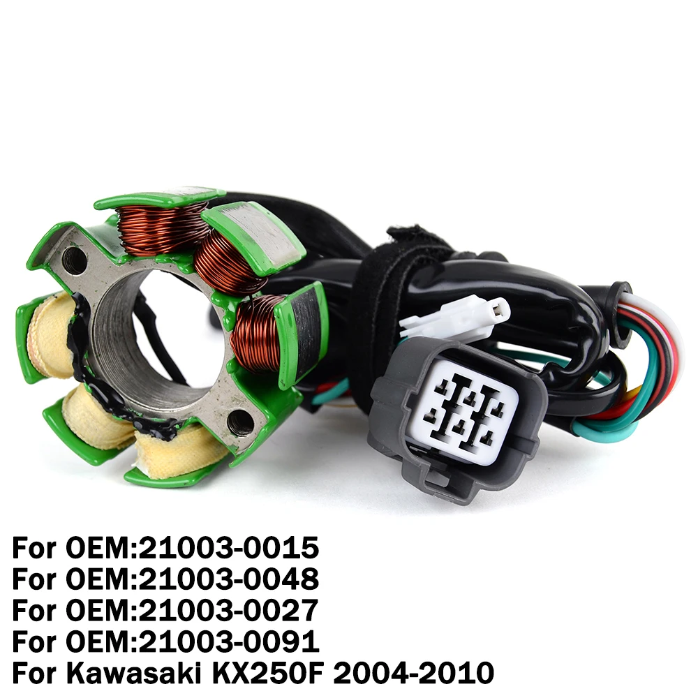 Катушка статора зажигания мотоцикла для Kawasaki KX250F KX 250F 2004-2010 Suzuki RMZ250 RMZ 250 2005-2006