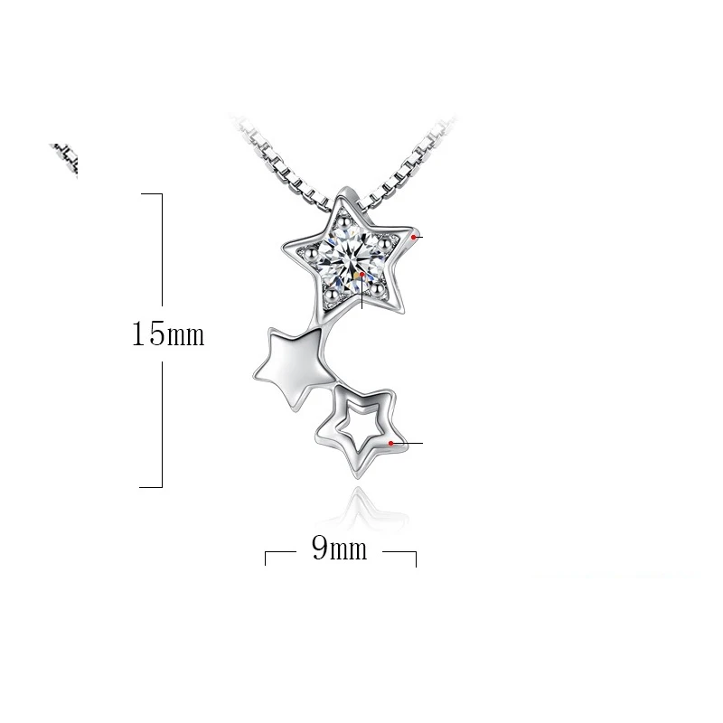 2021 New 925 Sterling Silver Cute Heart Jewelry Set For Women Pendant Necklace Earrings Set Fashion Jewelry Wholesale