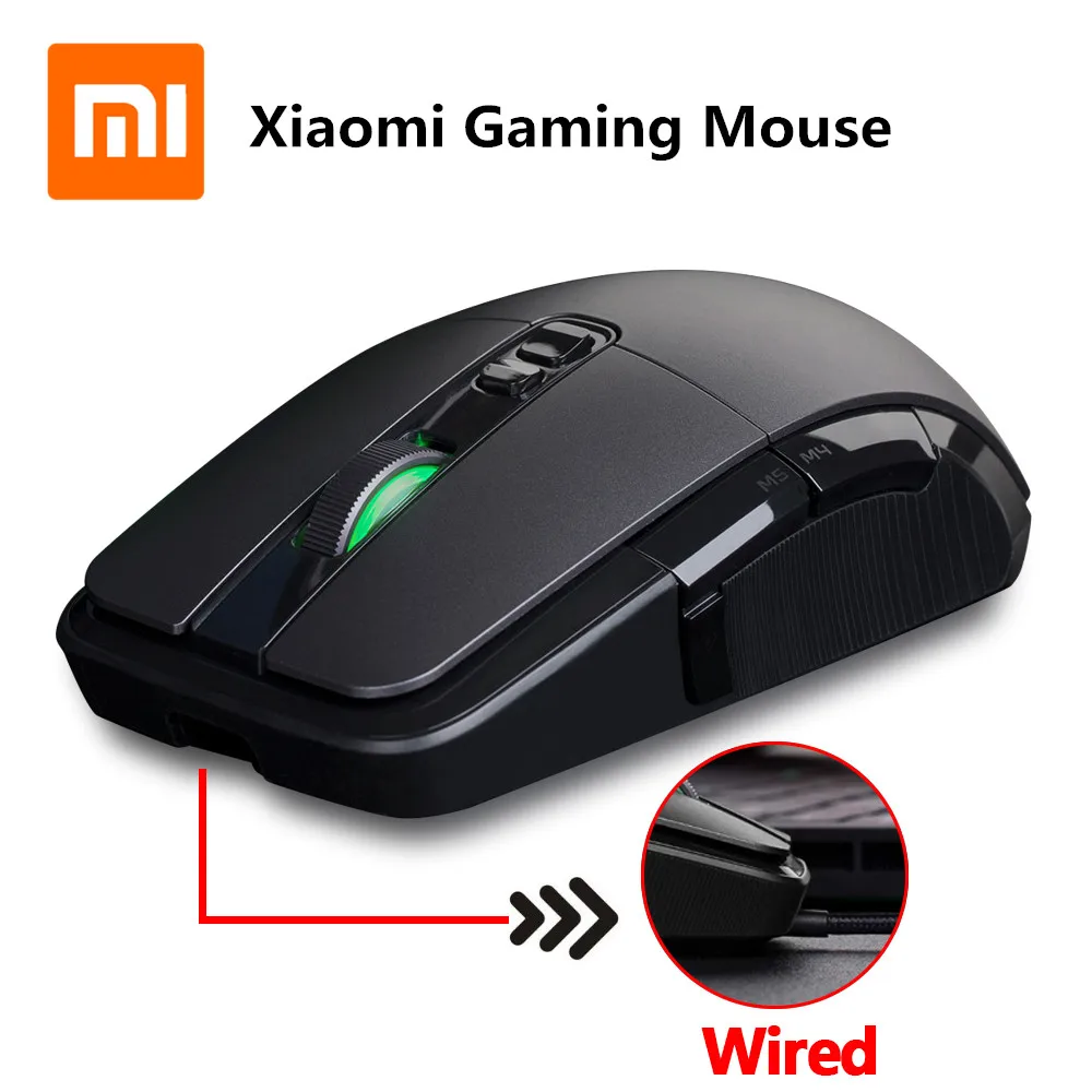 Оригинальная игровая беспроводная мышь Xiaomi USB 2 4 ГГц 7200 точек/дюйм RGB подсветка