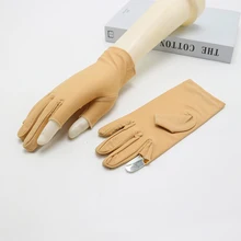 

Women Fashion Two-Finger Exposed Writing Games Playing Phone Fingerless Gloves Half Fingers Golve Driving Slip Resistant Mittens