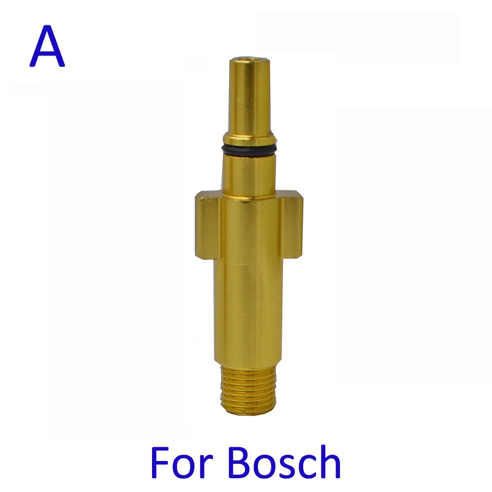 Brass Snow Foam Lance Adapter Quick Connector 1/4" Washer Adaptor for Bosch 
