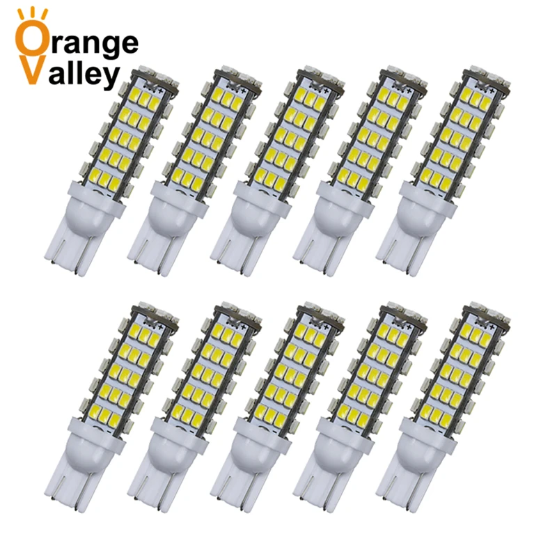 10 шт. Высокое качество оптовая продажа 68 светодиодный 68smd 1206 SMD T10 автомобиля W5W 194