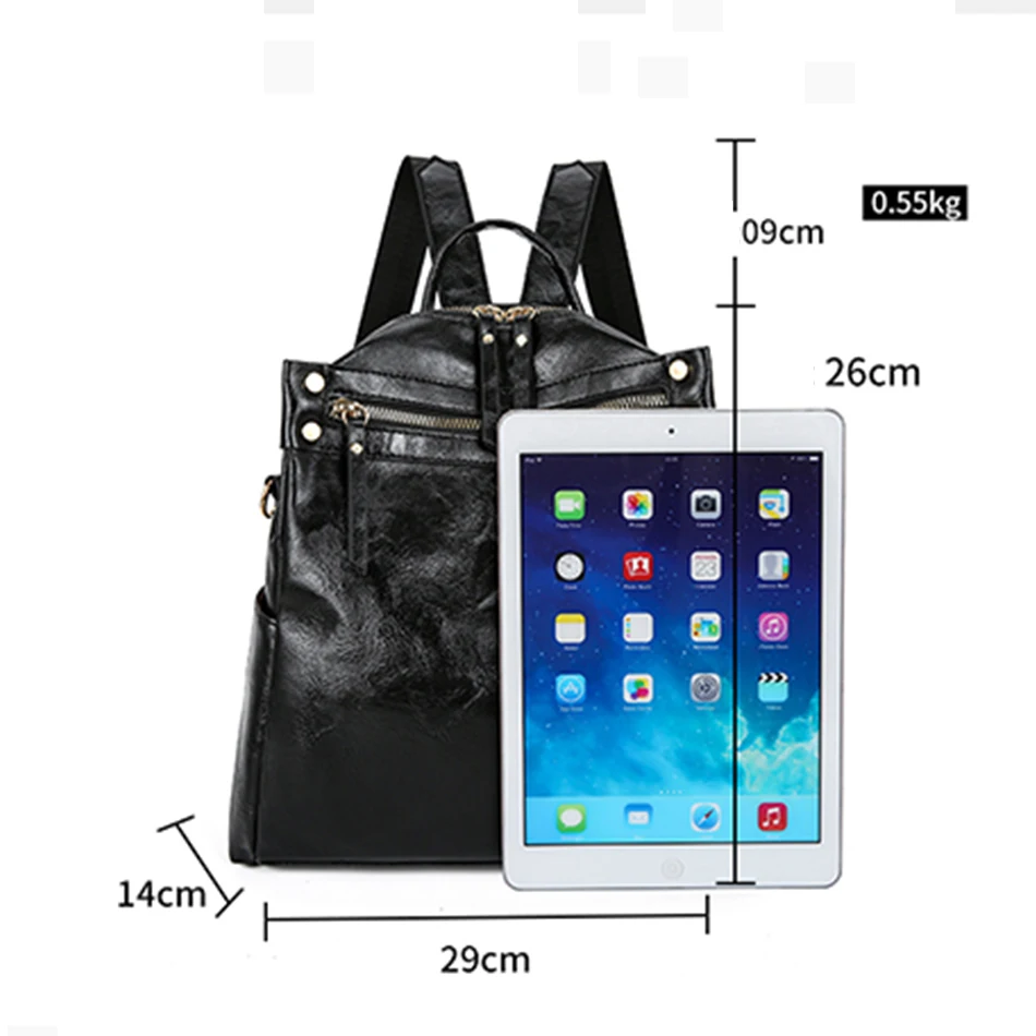 classy sling bags Multifunctional Women's 3 In 1 Bagpack Large Capacity Travel Shoulder Bags for Female High Quality PU Leather Backpack Sac A Dos stylish and comfortable backpacks