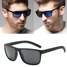 VTUQOW фирменный дизайн классические поляризационные солнцезащитные очки мужские водительские очки Мужские Винтажные Солнцезащитные очки для мужчин квадратное покрытие линзы зеркало