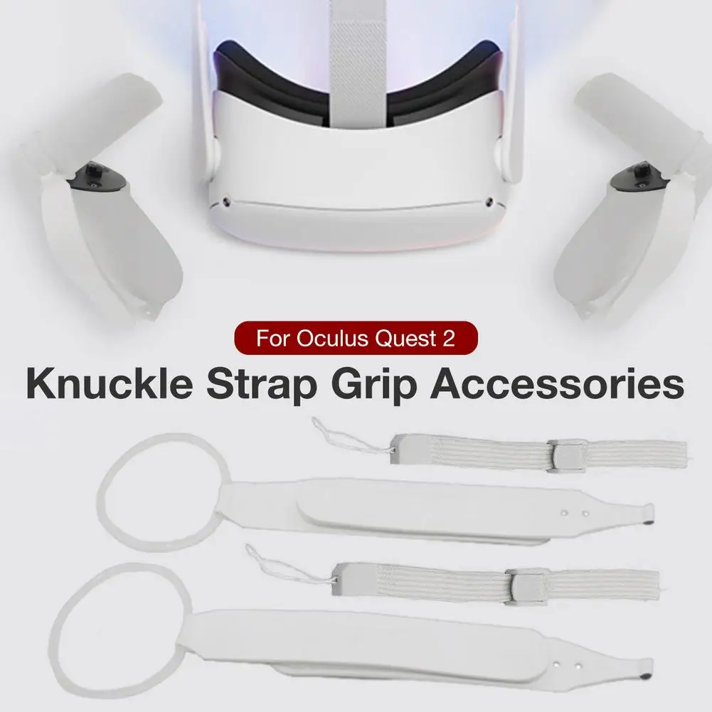 

For Oculus Quest 2 VR Controller Handle Wrist Strap VR Handle Grip Anti Falling Fixed Belt Non-slip Strap Adjustable Accessories