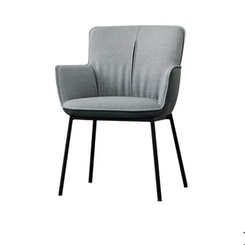 

Coffee Chairs U-Shaped Fabric Nordic Modern Restaurant Hotel Family Armrest Chair