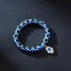 Pulseras de ojo malvado de la suerte turca para hombre y mujer, pulsera de cuenta mal de ojo azul, joyería de la suerte hecha a mano, pulsera de encanto femenino ► Foto 1/6