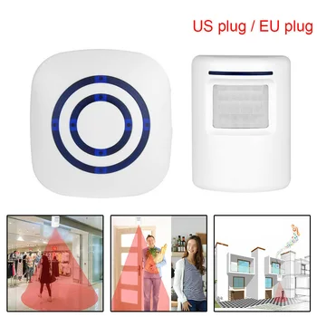 

Wireless Motion Sensor Detector Door Gate Entry Bell Chime Alert Alarm Doorbell for Business Outdoor Doorbell Kit