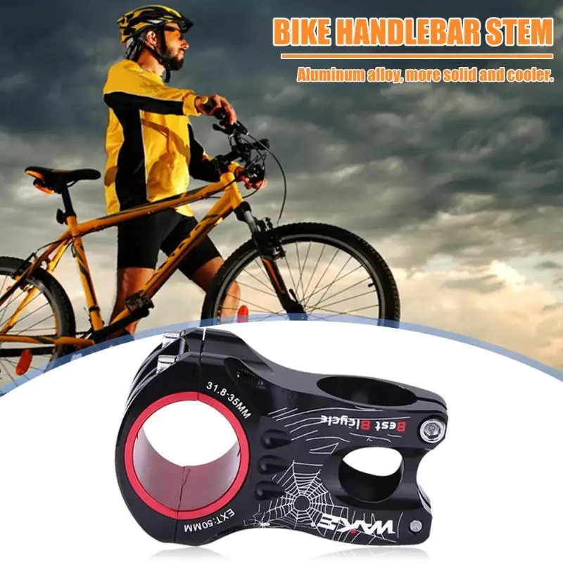 cheap WAKE Bicycle Aluminum Alloy Handlebar Stem MTB Bike CNC Riser MTB Mountain Road Bike Cycling Parts