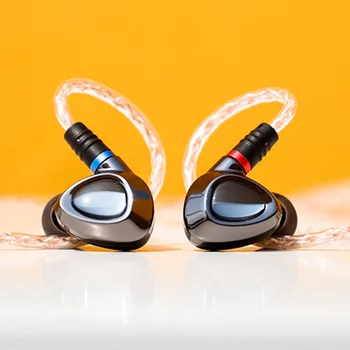 

SHANLING ME500 Triple driver Hybrid In-ear Earphones 2BA+1DD Knowles Driver Line Type HiFi Music Earphones with Detachable Cable