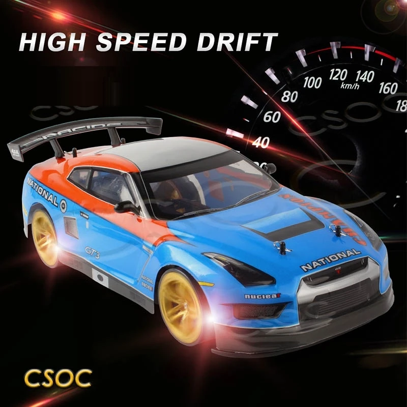 CSOC 45 Km/h 1:10 High Speed RC Drift Racing Cars Remote Control Toys Vehicle for Boys Big Off-road 4WD LED Headlight Dropship CSOC 45 Km/h 1:10 High Speed RC Drift Racing Cars Remote Control Toys Vehicle for Boys Big Off-road 4WD LED Headlight Dropship