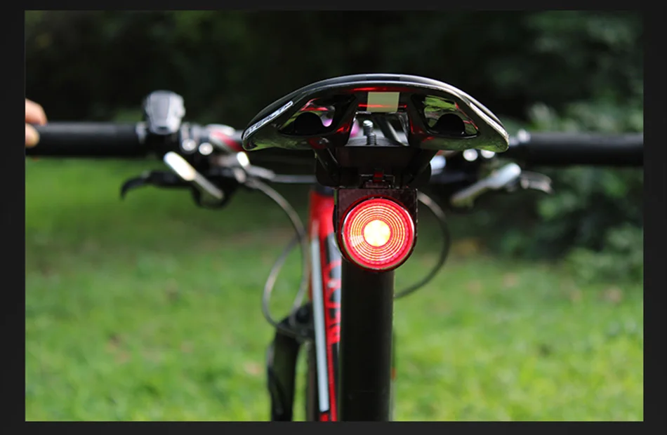 Wireless Theft alarm remo Bike led portable rechargeable Rear Light Bell Cycling flash Taillight Lamp Bicycle brake lights a8